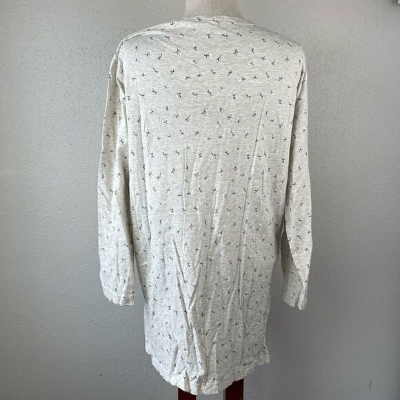 Vintage Kathryn V-Neck Floral Pajama Top Size M EUC - Picture 6 of 7